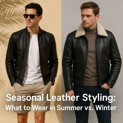 Leder-Styling der jeweiligen Jahreszeit: Was trägt man im Sommer bzw. Winter?