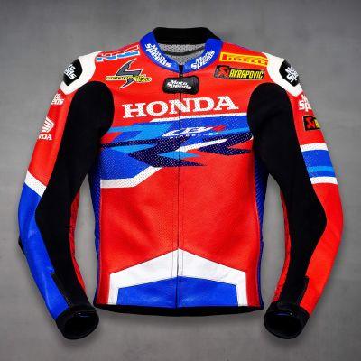 Alvaro Bautista Honda CBR Lederjacke WSBK 2020