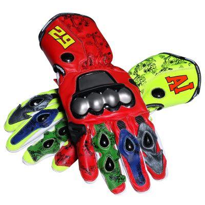 Andrea Iannone 2013 Leder-Motorradhandschuhe