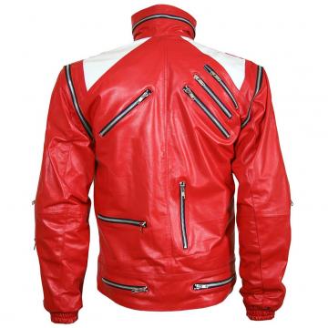 Michael Jackson rote Lederjacke