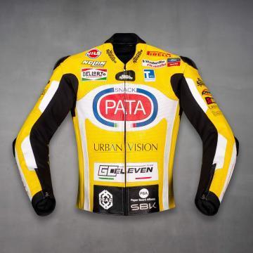 Gelbe Bikerjacke Andrea Iannone Ducati SBK 2025