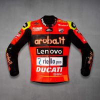 Ducati Rote Lederjacke