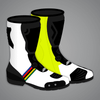 Motorradrennschuhe