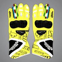Neon Gelbe Motorradhandschuhe