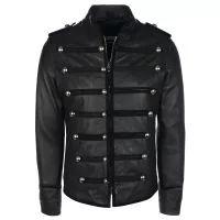 Gothische Lederjacke Herren