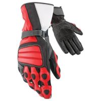 Rote Moto-Handschuhe